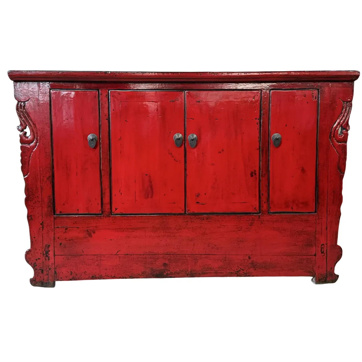 Dressoir rood Shanxi uniek