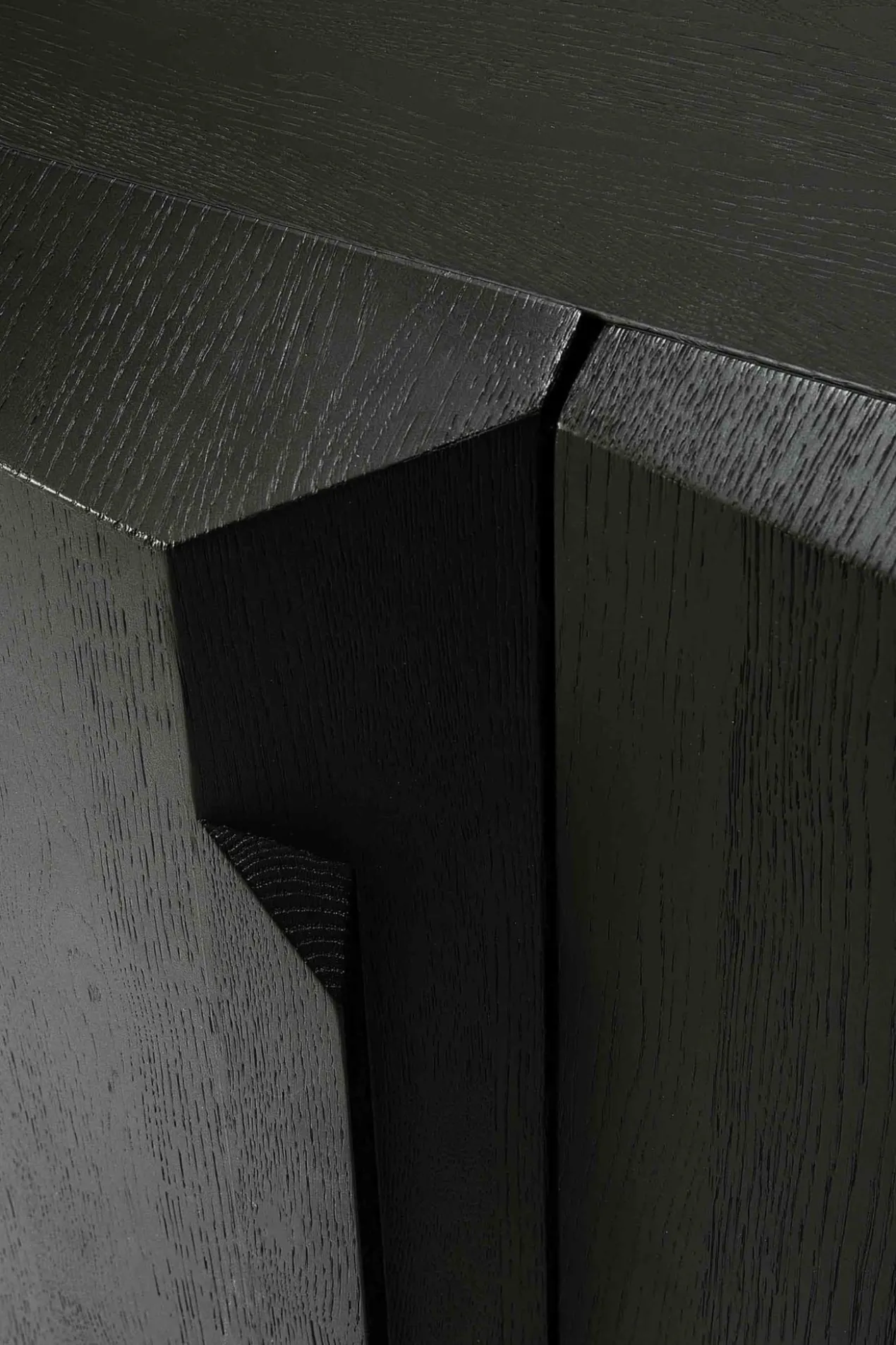 Dressoir Stairs - zwart eiken - 150 cm