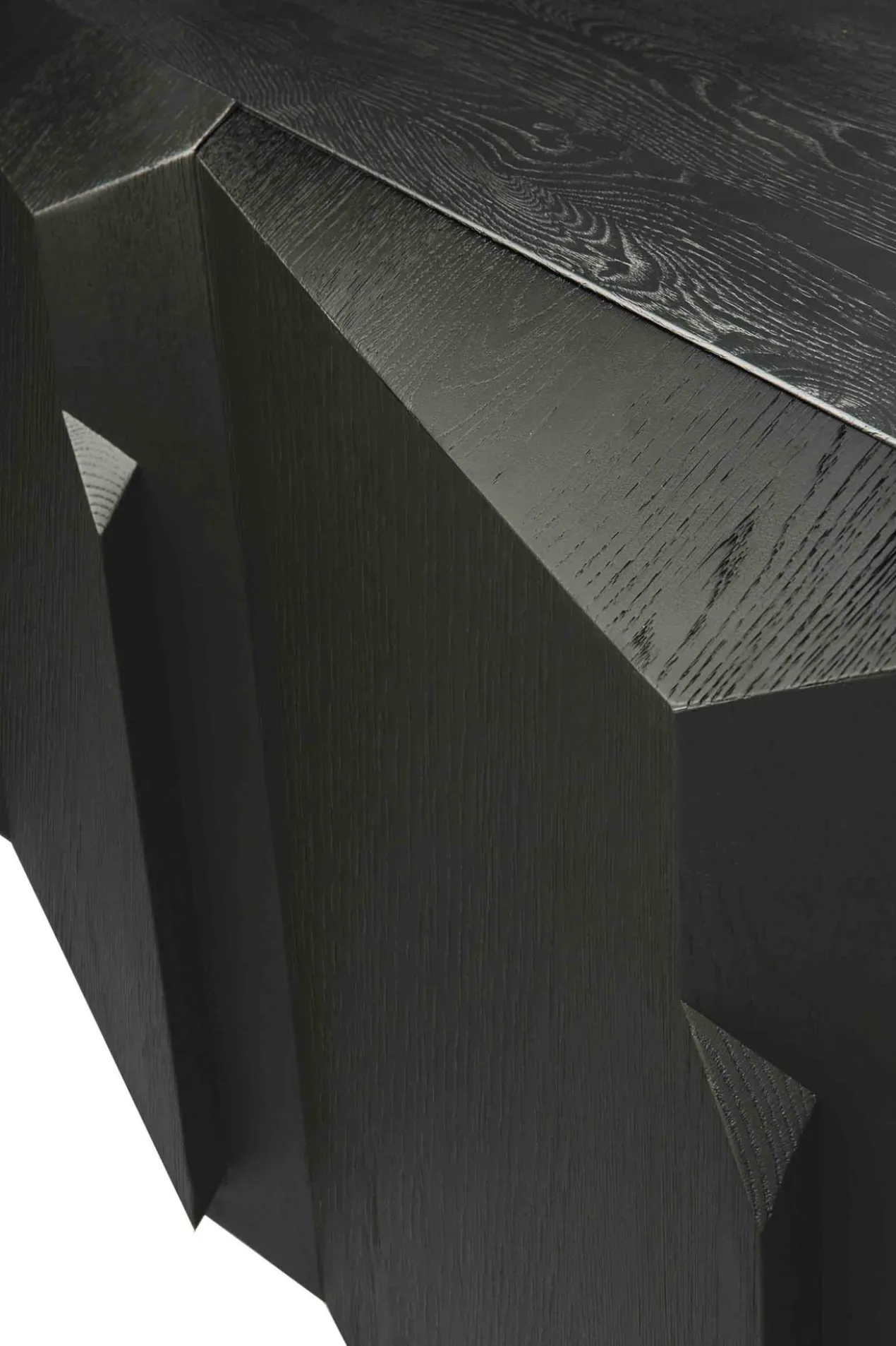 Dressoir Stairs - zwart eiken - 150 cm