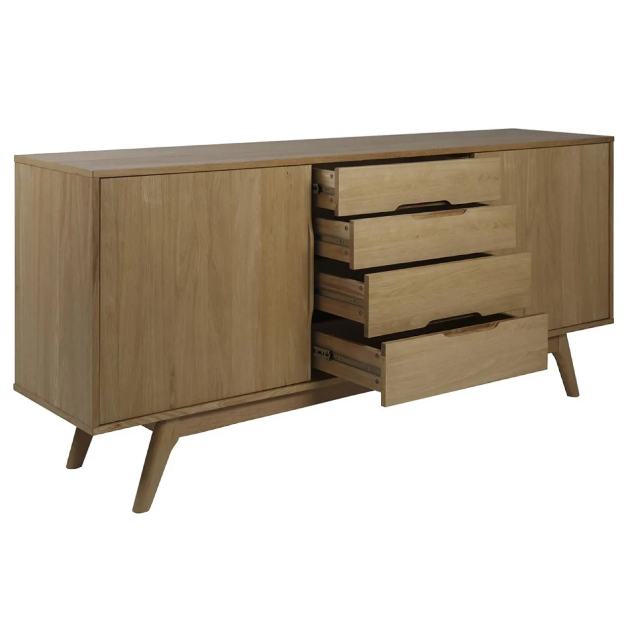 Dressoir Toby hout B180 x D44 x H84 cm