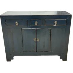 Dressoir uniek lak blauw