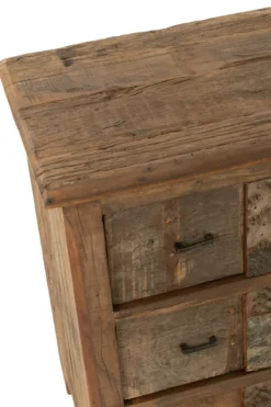 Dressoir verouderd hout bruin