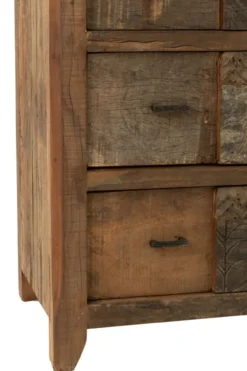 Dressoir verouderd hout bruin