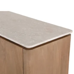 Dressoir Wallaby 100 cm naturel met zand marmer