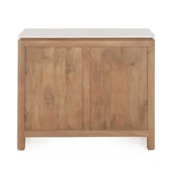 Dressoir Wallaby 100 cm naturel met zand marmer