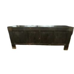 Dressoir zwart 4 deur noppen beslag