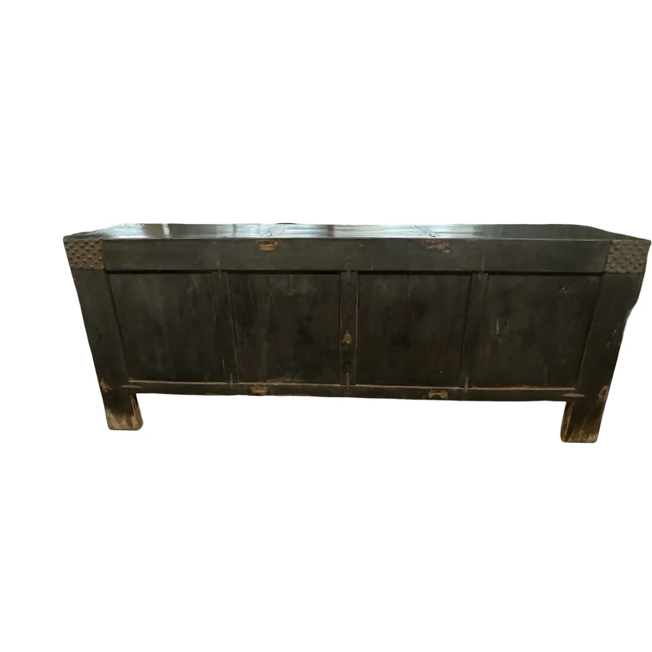 Dressoir zwart 4 deur noppen beslag