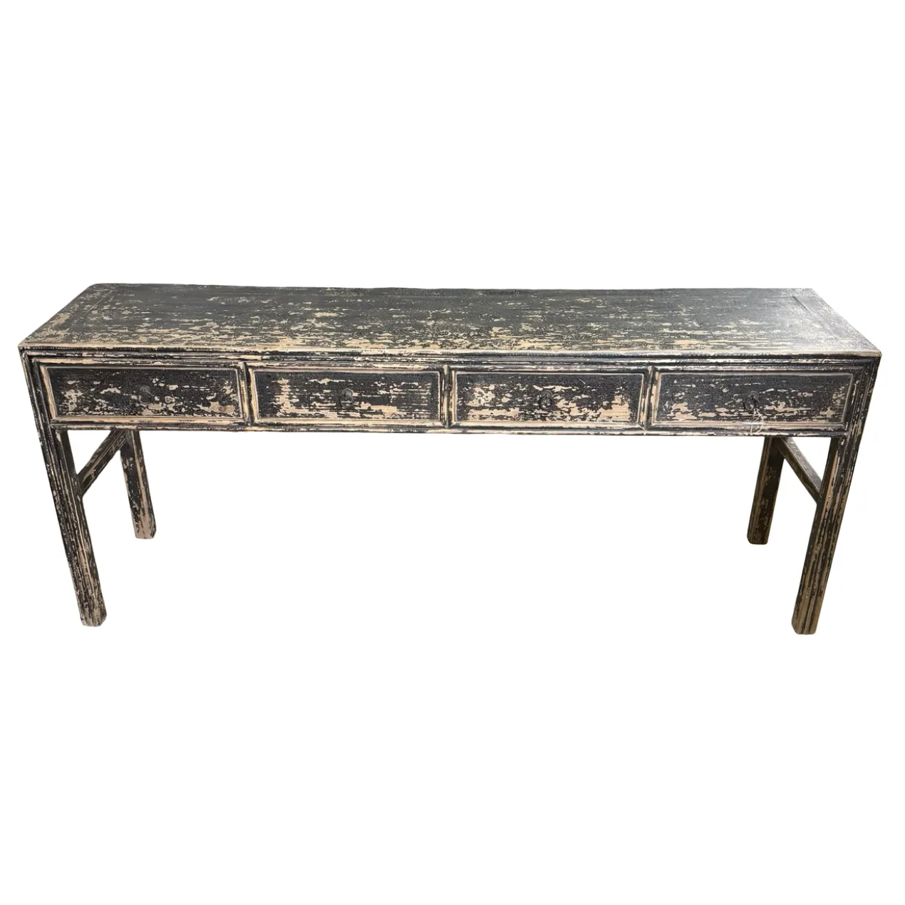 Dressoir zwart 4la uniek 206x50 cm