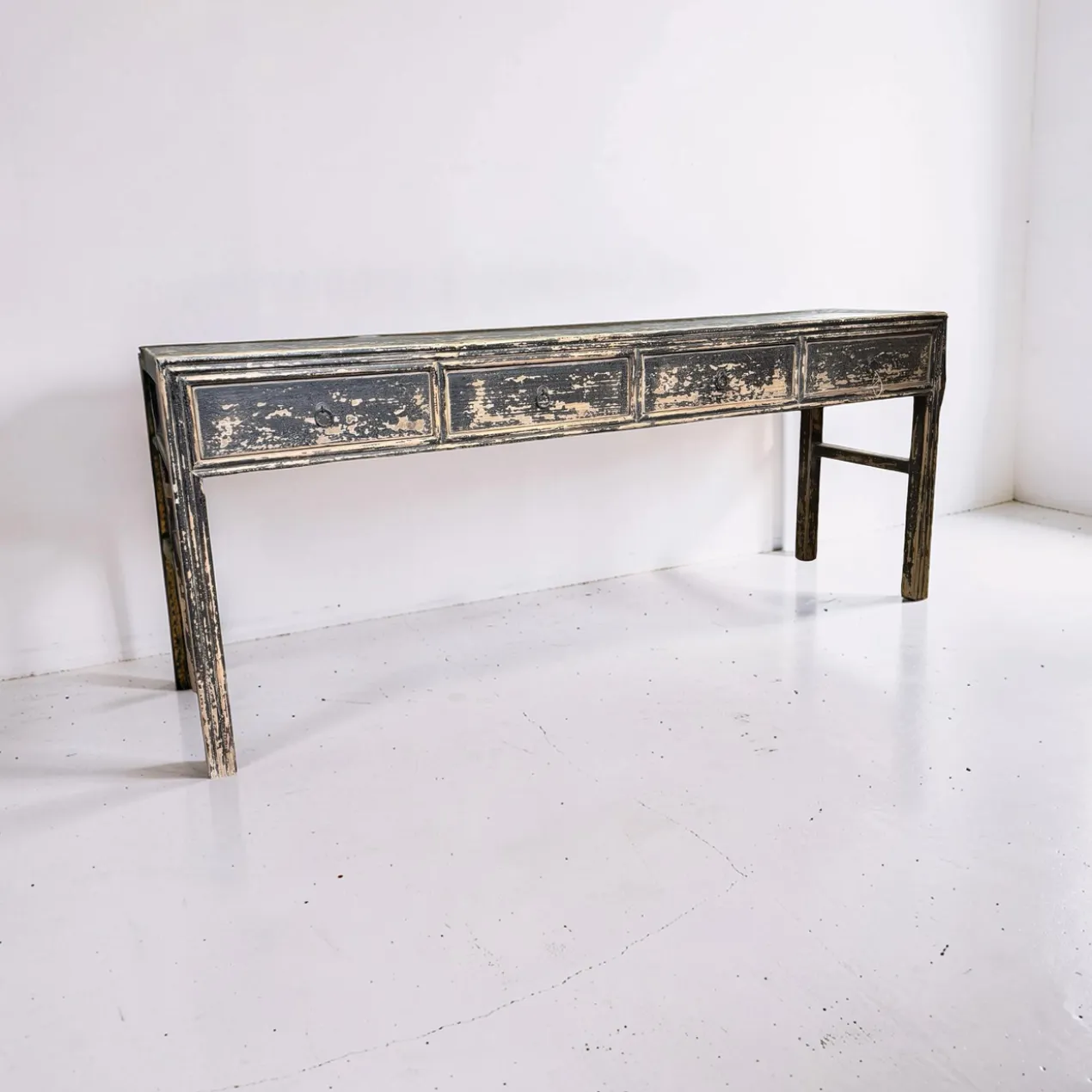 Dressoir zwart 4la uniek 206x50 cm