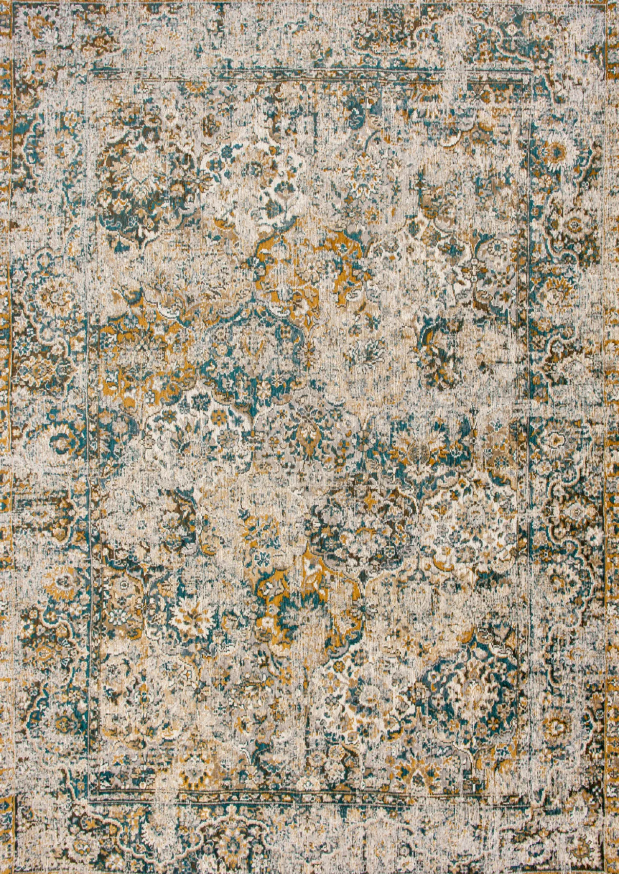 Ecorugs vloerkleed Bakhtiari groen 280x390 cm
