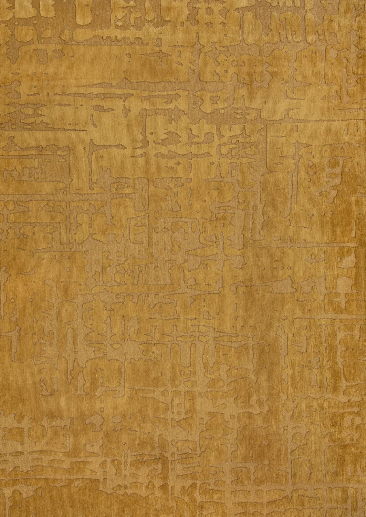 Ecorugs vloerkleed Baobab goud 80x150 cm
