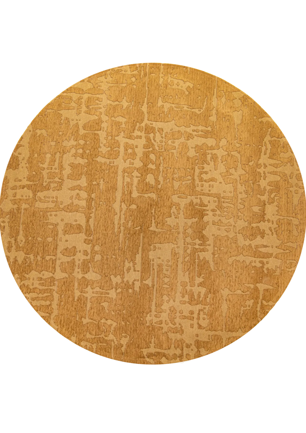Ecorugs vloerkleed Baobab goud ∅ 240 cm