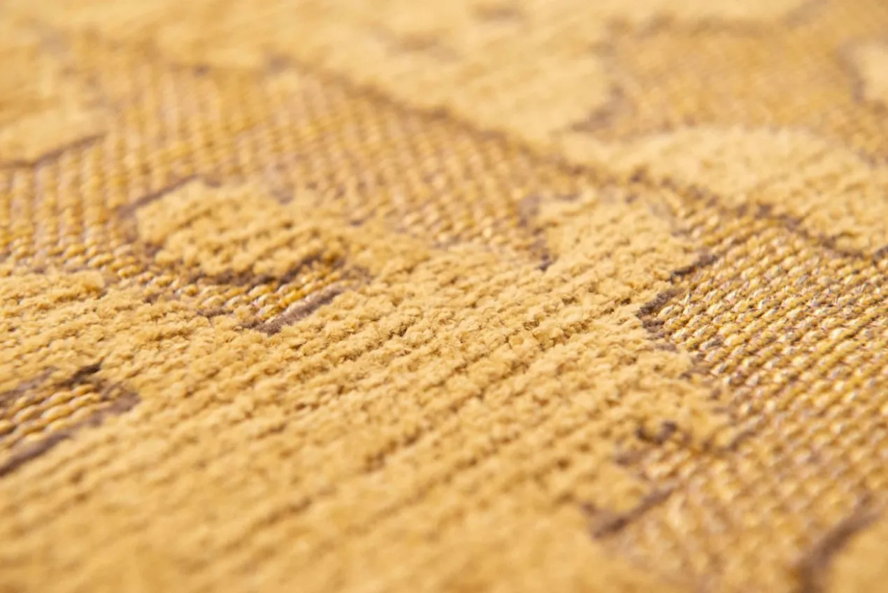 Ecorugs vloerkleed Baobab goud 240x340 cm