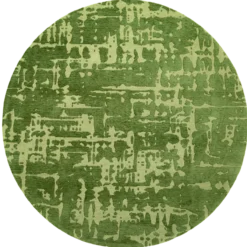 Ecorugs vloerkleed Baobab groen ∅ 140 cm