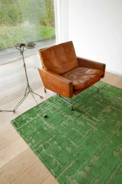 Ecorugs vloerkleed Baobab groen 140x200 cm