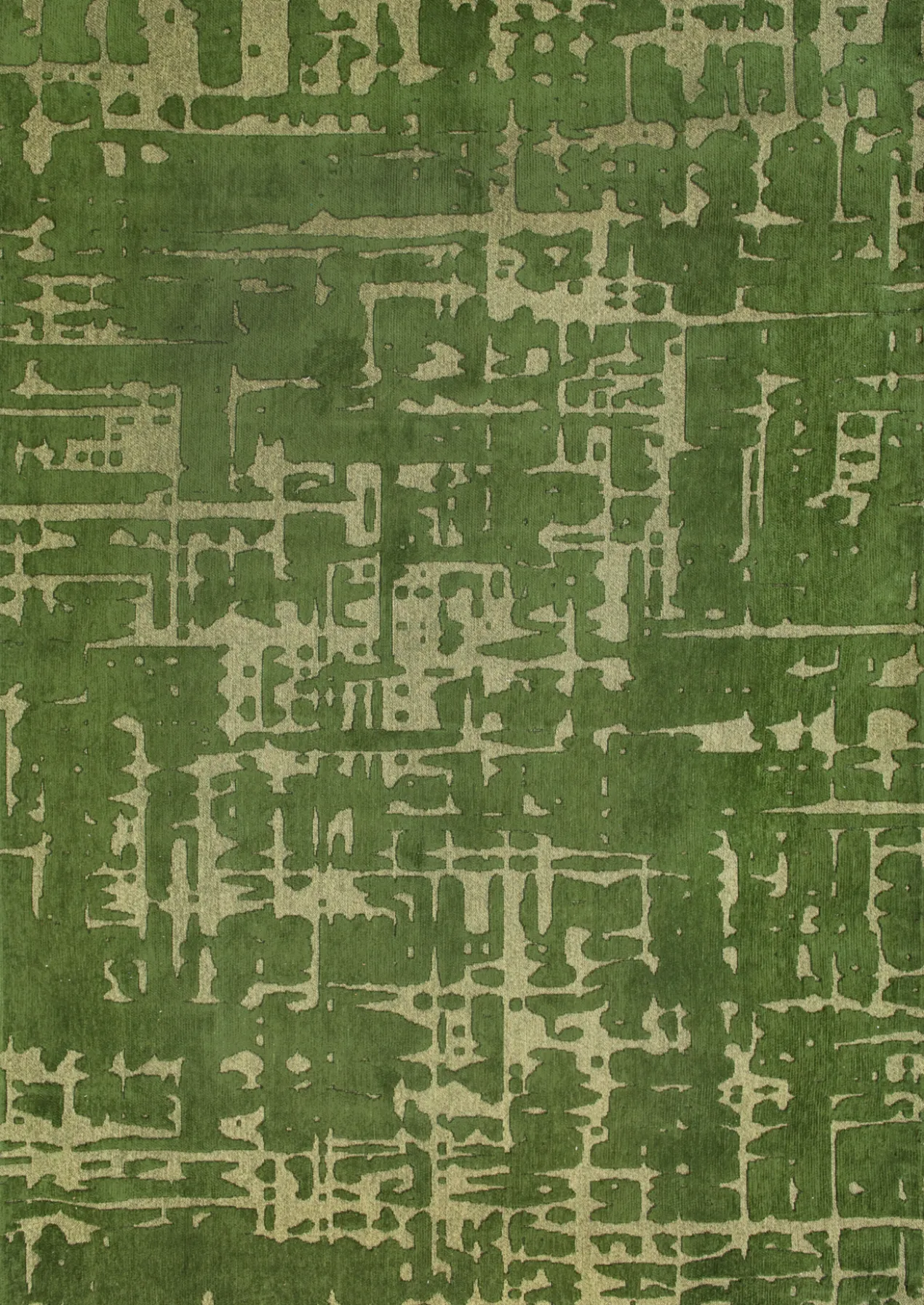 Ecorugs vloerkleed Baobab groen 200x280 cm