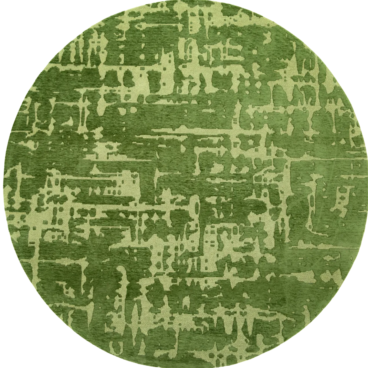 Ecorugs vloerkleed Baobab groen ∅ 240 cm