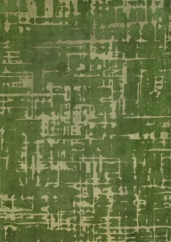 Ecorugs vloerkleed Baobab groen 240x340 cm