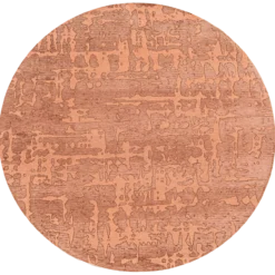 Ecorugs vloerkleed Baobab koper ∅ 140 cm