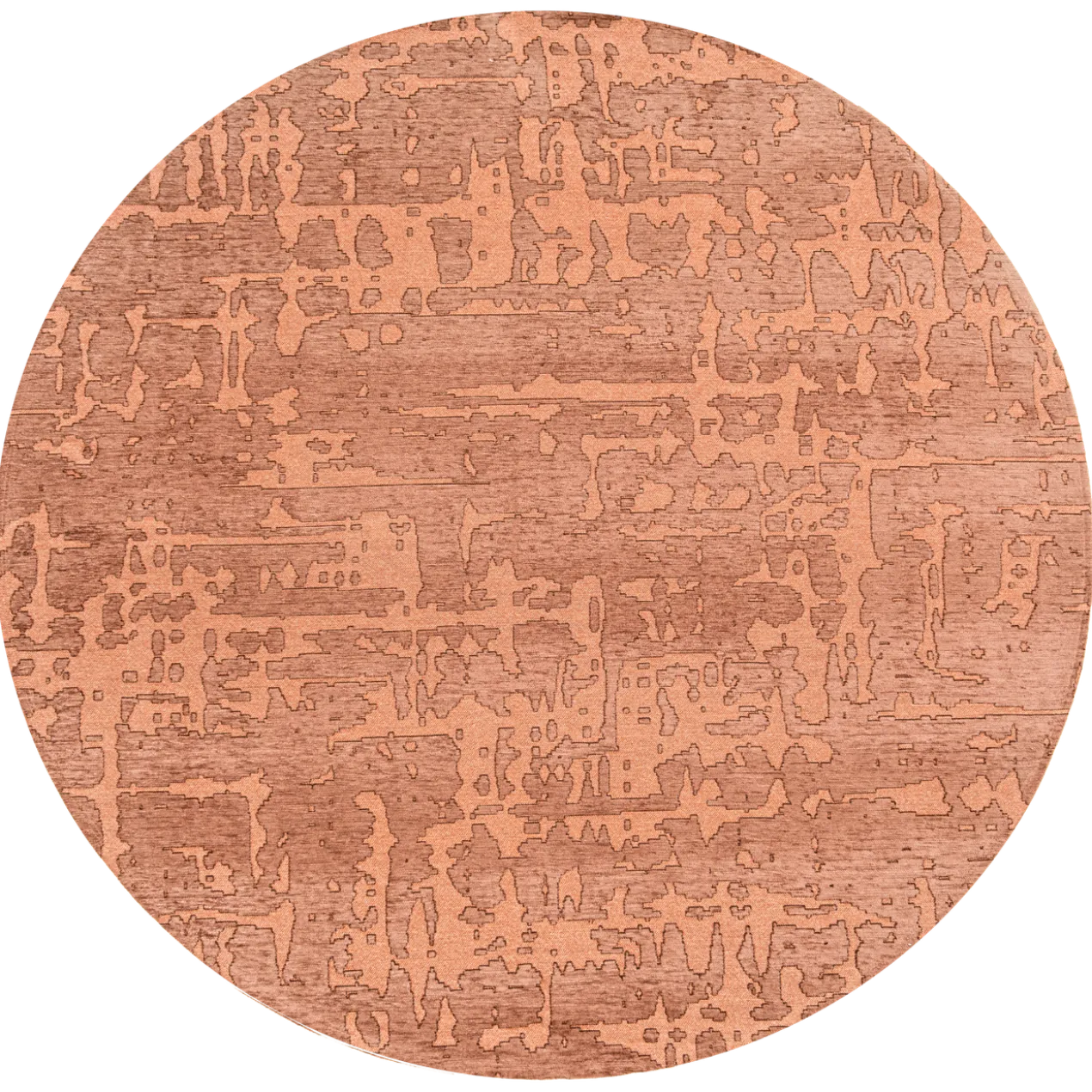 Ecorugs vloerkleed Baobab koper ∅ 140 cm