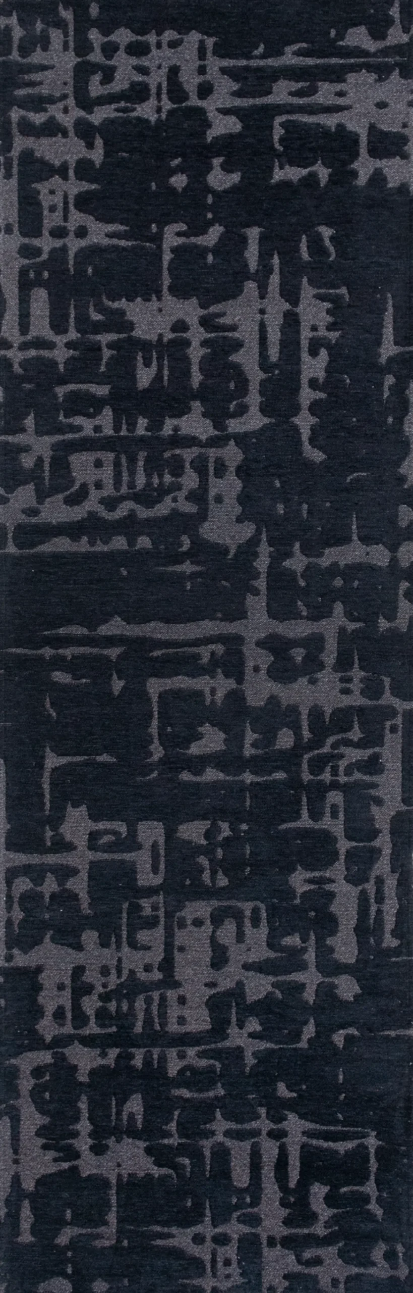 Ecorugs vloerkleed Baobab zwart 80x250 cm