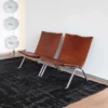 Ecorugs vloerkleed Baobab zwart ∅ 240 cm