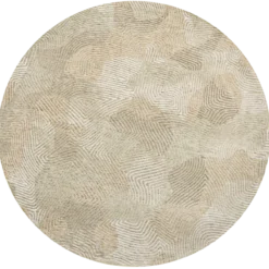 Ecorugs vloerkleed Coral beige ∅ 240 cm