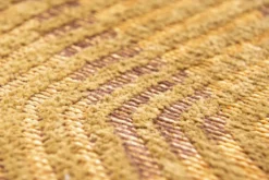 Ecorugs vloerkleed Coral goud 80x150 cm 80x250 cm