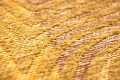 Ecorugs vloerkleed Coral goud 80x150 cm 140x200 cm