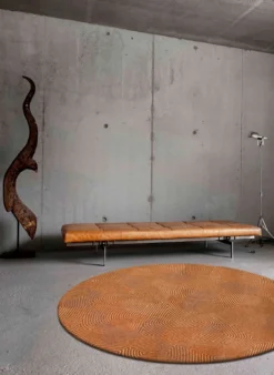 Ecorugs vloerkleed Coral goud 80x150 cm 280x390 cm