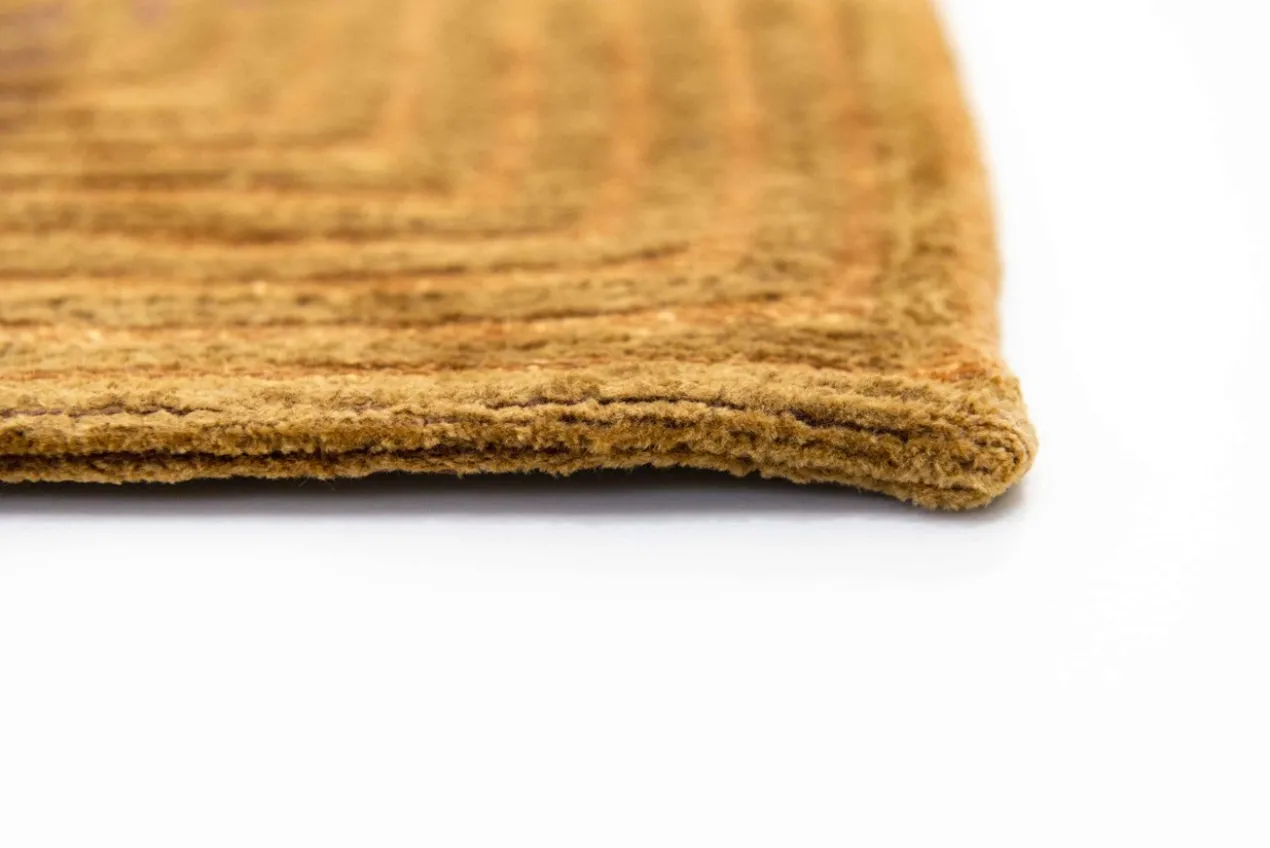 Ecorugs vloerkleed Coral goud 80x150 cm 280x390 cm