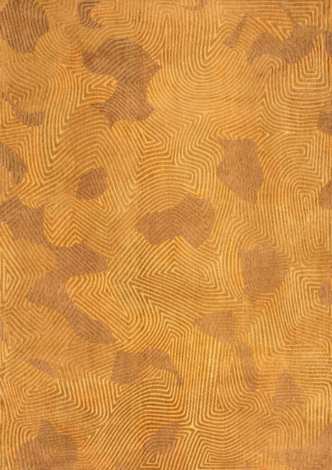 Ecorugs vloerkleed Coral goud 80x150 cm 280x390 cm