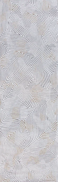 Ecorugs vloerkleed Coral wit 80x250 cm