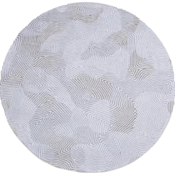 Ecorugs vloerkleed Coral wit ∅ 140 cm