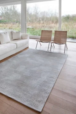 Ecorugs vloerkleed Coral wit 140x200 cm