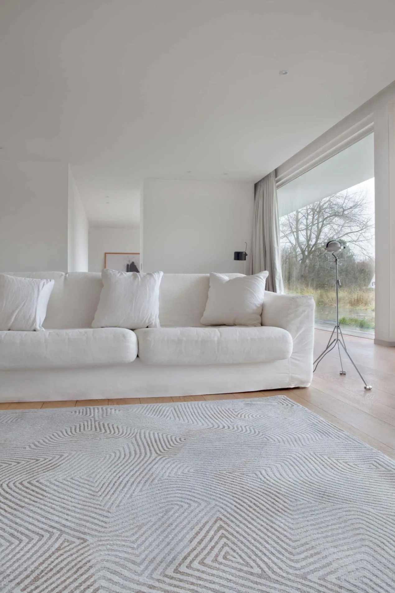 Ecorugs vloerkleed Coral wit 200x280 cm
