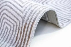 Ecorugs vloerkleed Coral wit ∅ 240 cm