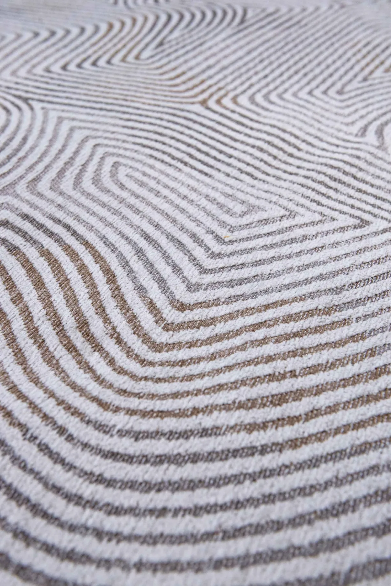 Ecorugs vloerkleed Coral wit ∅ 240 cm