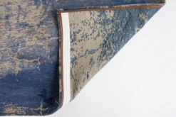 Ecorugs vloerkleed Cracks blauw 80x150 cm