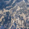 Ecorugs vloerkleed Cracks blauw ∅ 240 cm