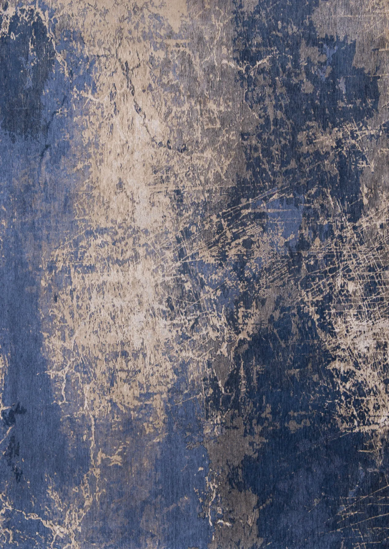 Ecorugs vloerkleed Cracks blauw 280x390 cm