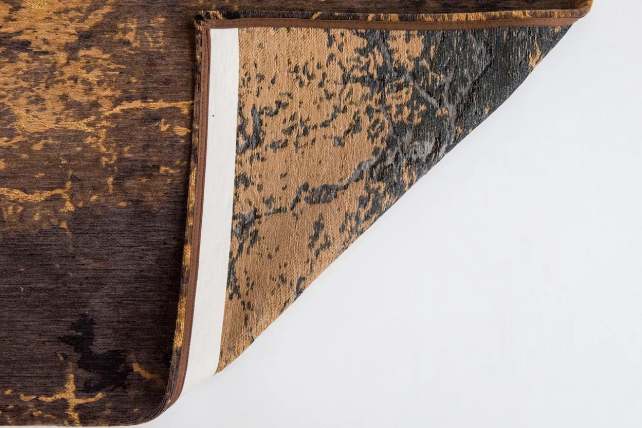 Ecorugs vloerkleed Cracks goud 200x280 cm