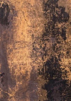 Ecorugs vloerkleed Cracks goud 280x390 cm