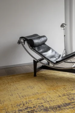 Ecorugs vloerkleed Griff geel 140x200 cm