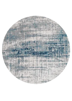 Ecorugs vloerkleed Griff turquoise ∅ 240 cm