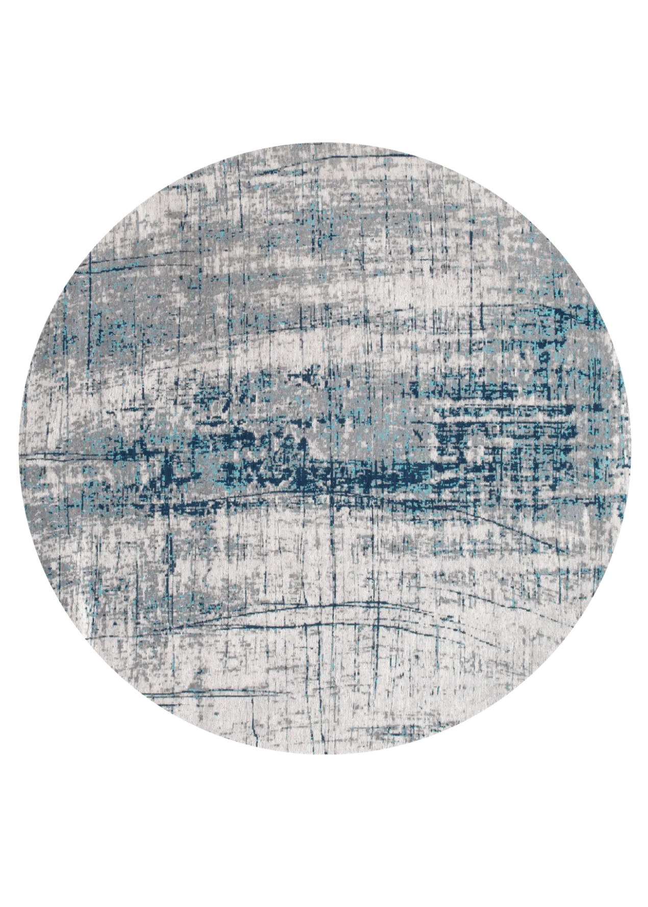 Ecorugs vloerkleed Griff turquoise ∅ 240 cm