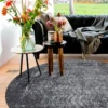 Ecorugs vloerkleed Jacob's Ladder zwart 80x250 cm