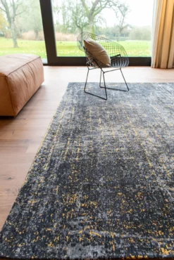 Ecorugs vloerkleed Jacob's Ladder goud 170x240 cm