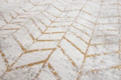 Ecorugs vloerkleed Jacob's Ladder goud 170x240 cm
