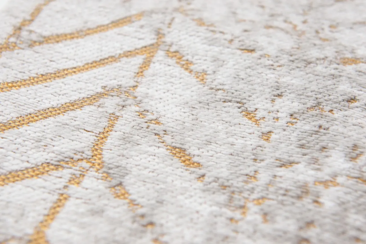 Ecorugs vloerkleed Jacob's Ladder goud ∅ 240 cm